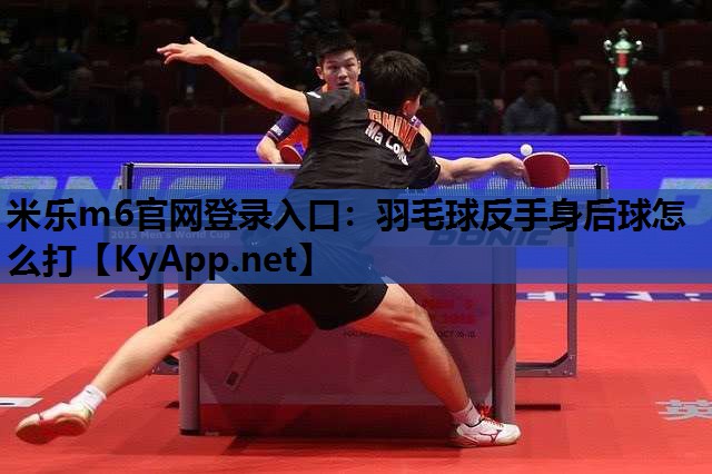 羽毛球反手身后球怎么打 羽毛球反手身后球怎么打